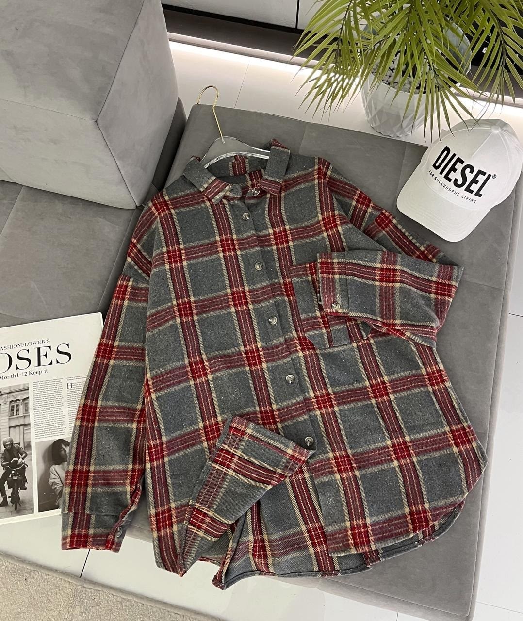 женская рубашка в клетку оверсайз,рубашка в клетку,рубашка в клетку оверсайз удлиненная ulashova,рубашка женская в клетку,клетчатая рубашка оверсайз