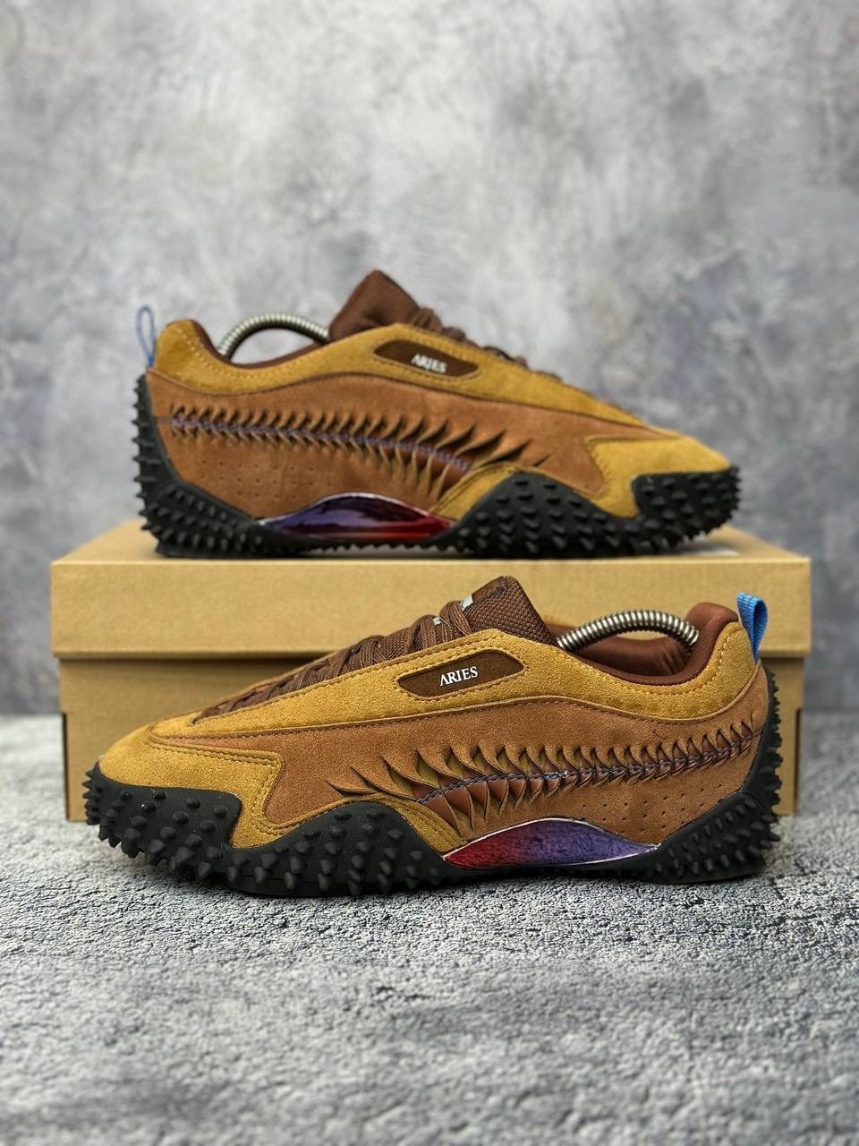 кроссовки puma,,puma мужские кроссовки,мужские кроссовки puma aries x mostro из красного дерева и тика коричневые,кроссовки puma x