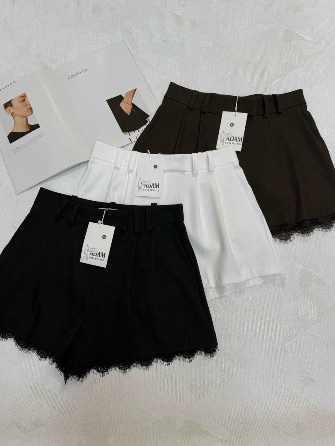 шорты женские,черные шорты,шорты с кружевом,шорты кружевные,черные шорты с кружевной отделкой