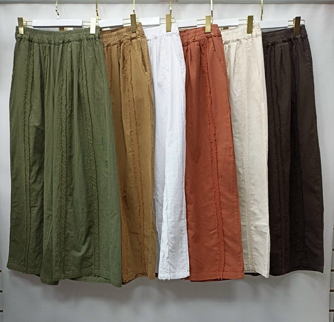 брюки женские хлопково-льняные с широкими штанинами,брюки женские льняные с широкими штанинами,широкие льняные брюки женские,женские брюки с широкими штанинами,льняные широкие брюки