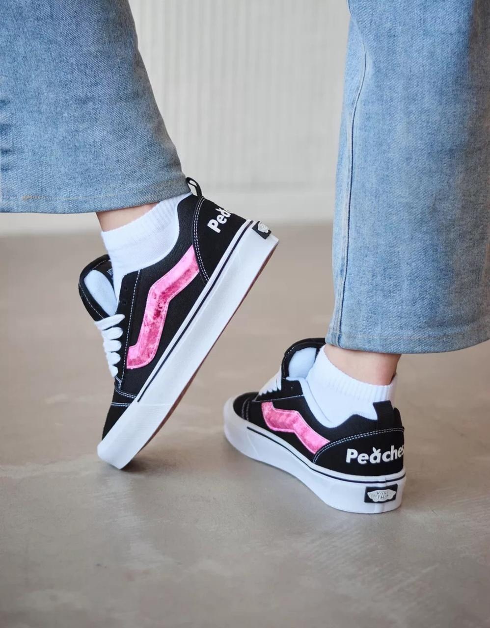 ,черные кроссовки,vans knu skool черные,кеды мужские vans knu skool черные,vans кроссовки