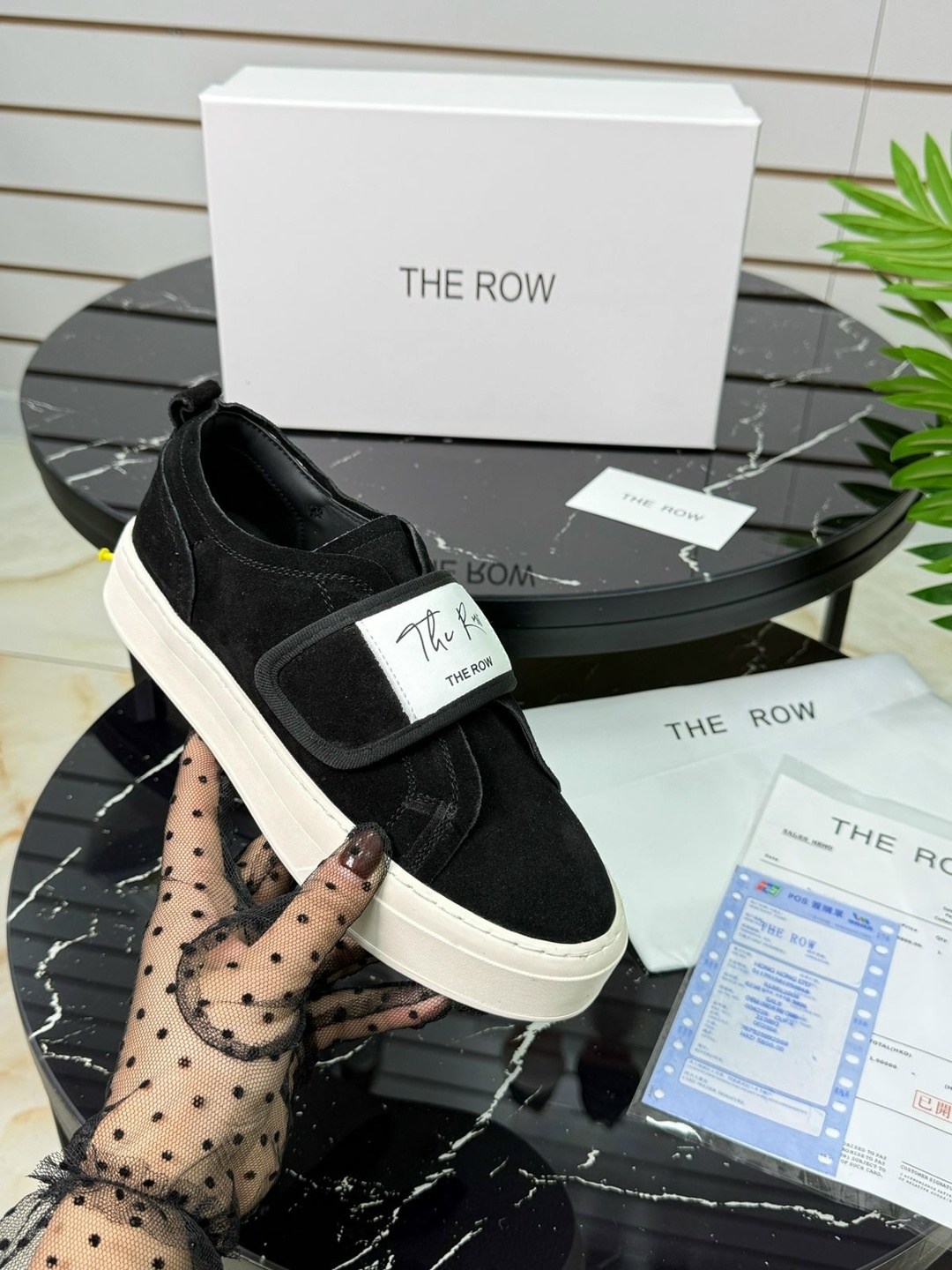 ,слипоны из натуральной замши the row, женская,слипоны женские,обуви