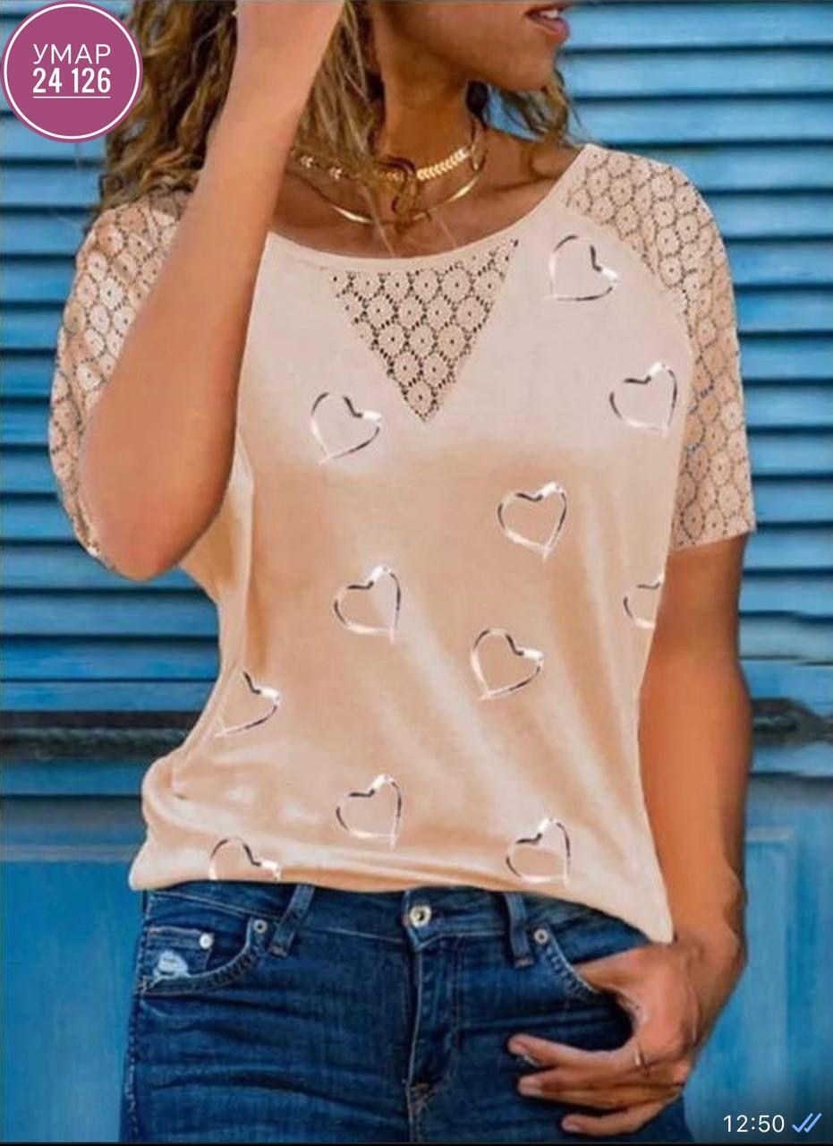 блузка с сердечками женская,летние женские футболки,блузка с сердечками,женские футболки с принтом,футболки женская