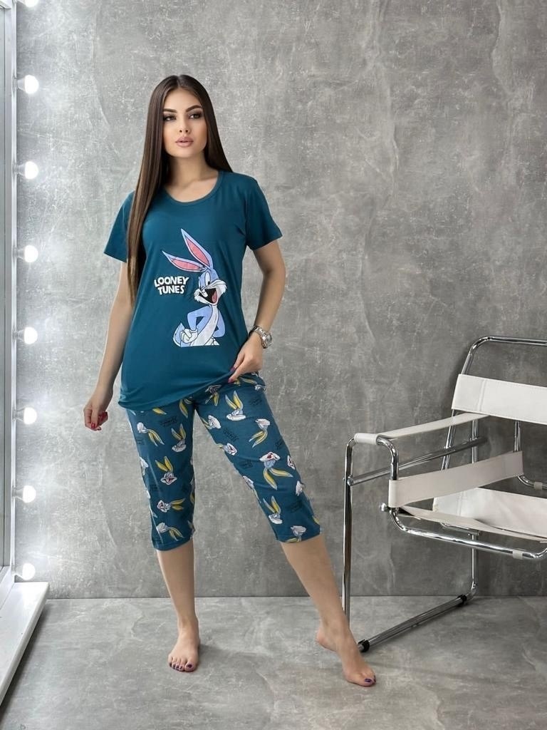 женская пижама с бриджами,пижама с бриджами,комплект домашний пижама с бриджами,домашний костюм пижама с бриджами,комплект пижама