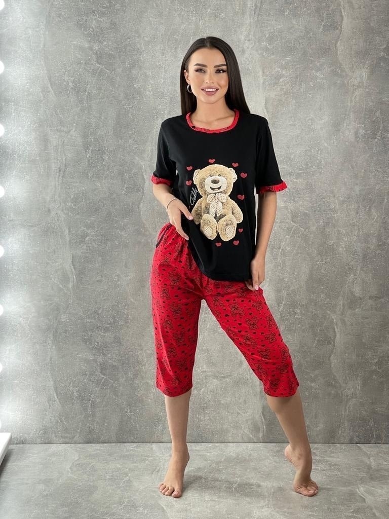 женская пижама с бриджами,пижама с бриджами,комплект домашний пижама с бриджами,домашний костюм пижама с бриджами,комплект пижама