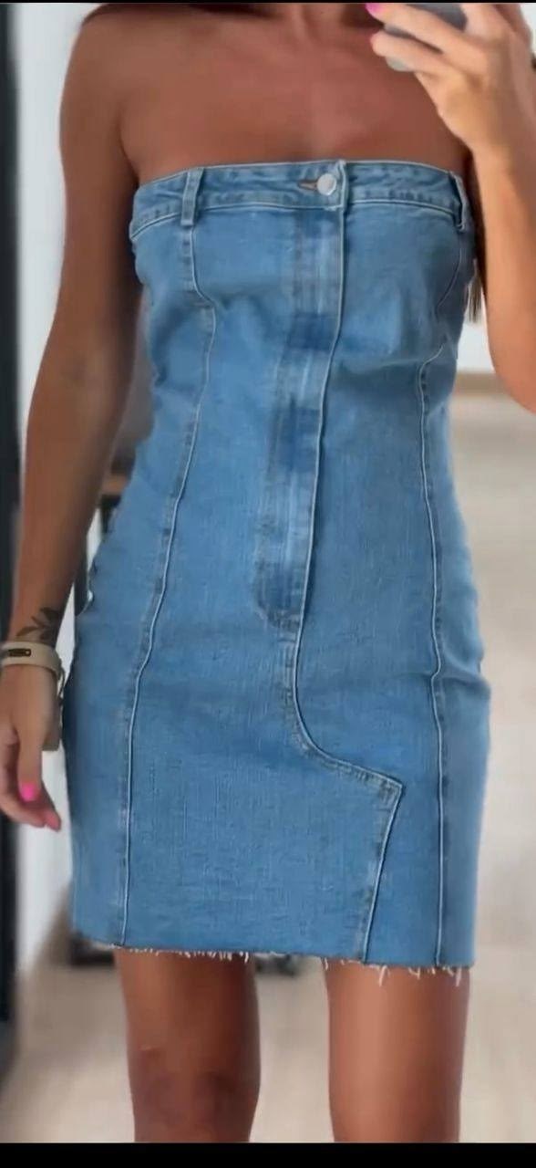 джинсовое платье,мини-платье женское джинсовое с открытой спиной,платье женское джинсовое,облегающее платье