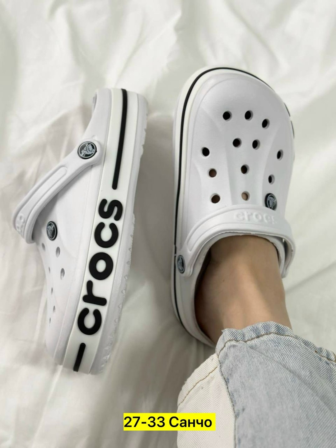 сабо crocs bayaband clog,женские кроксы,сабо crocs,белые кроксы,кроксы
