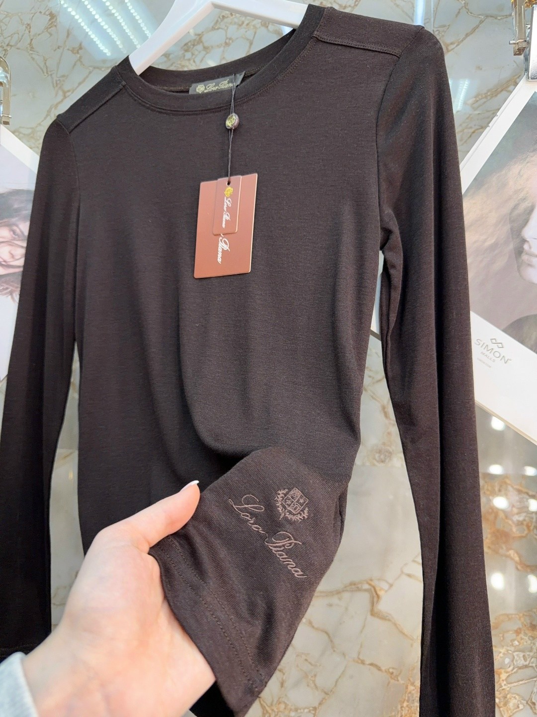 лонгслив коричневый облегающий в рубчик me&mummy,джемпера женские,футболка с длинным рукавом женская,лонгслив,свитер джемпер