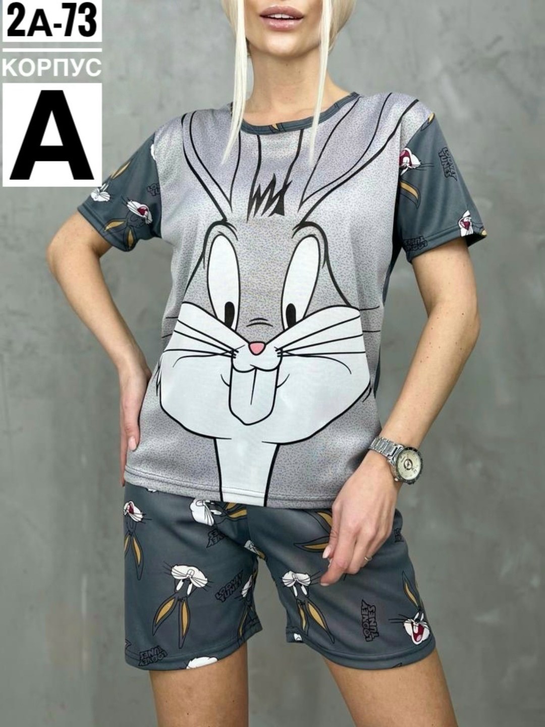 пижама кролик,пижама багз банни,пижама женская,пижама с зайчиками женская,домашняя женская пижама