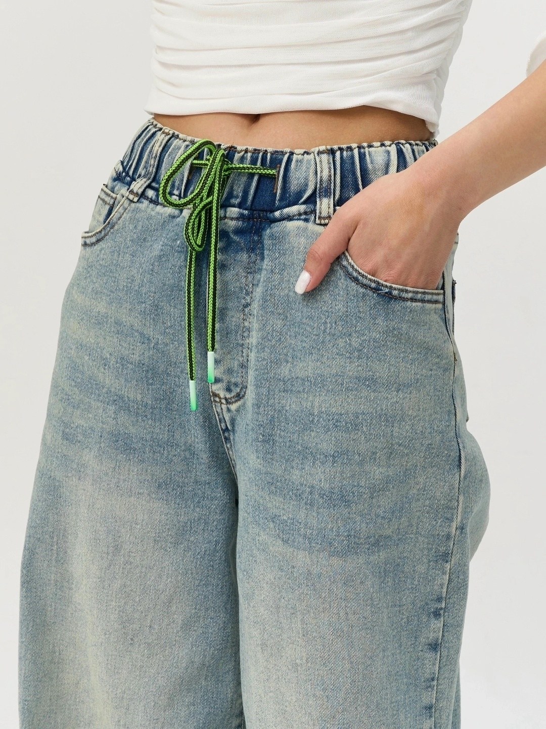 джинсы широкие,джинсы 3326 широкие рваный стиль с градиентом ofil,джинсы широкие женские,джинсы багги женские,широкие джинсы женские с высокой посадкой amazy wear