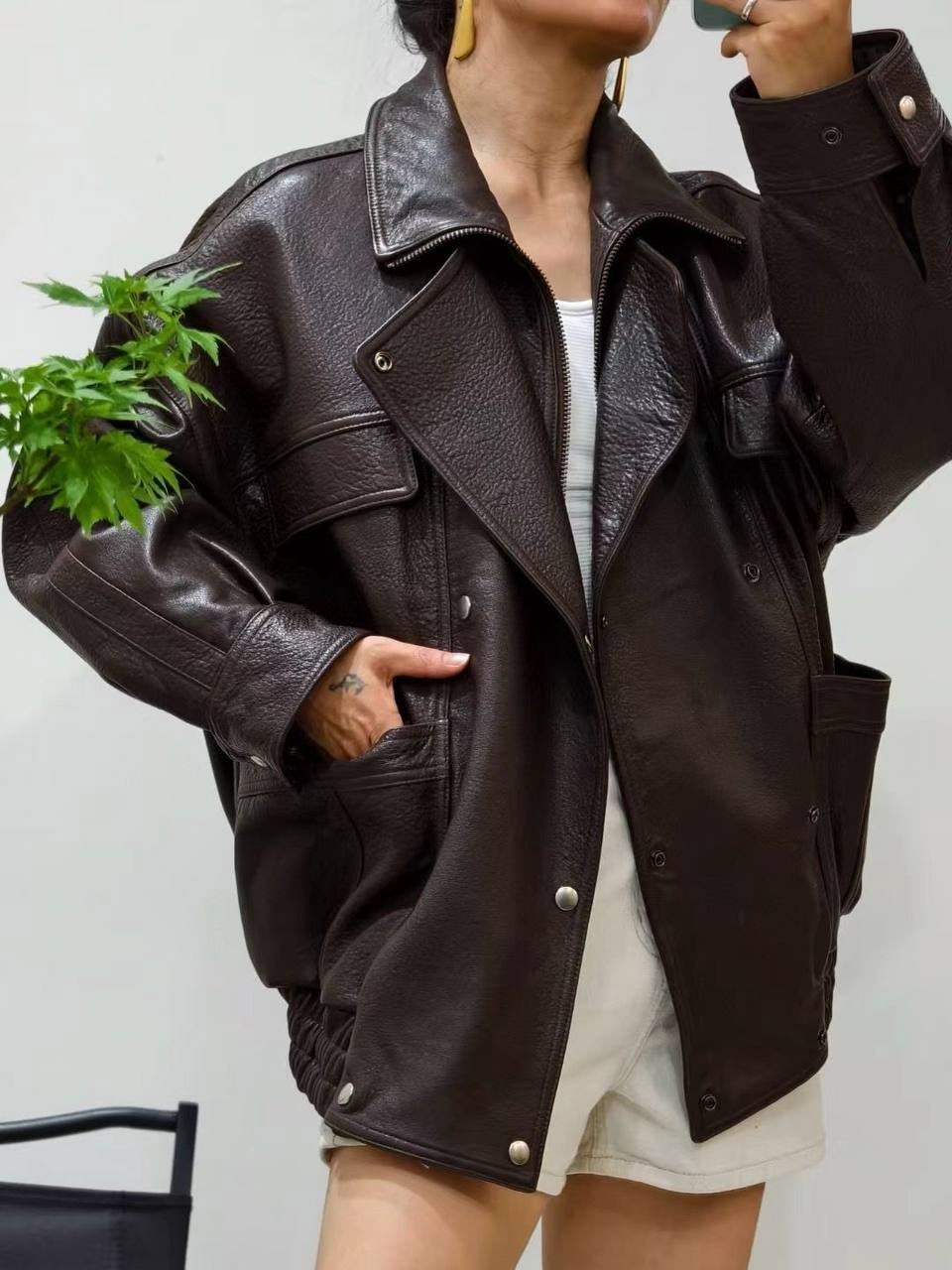 кожаная куртка saint laurent,кожаная куртка,женская кожаная куртка,косуха куртка,кожаная куртка оверсайз