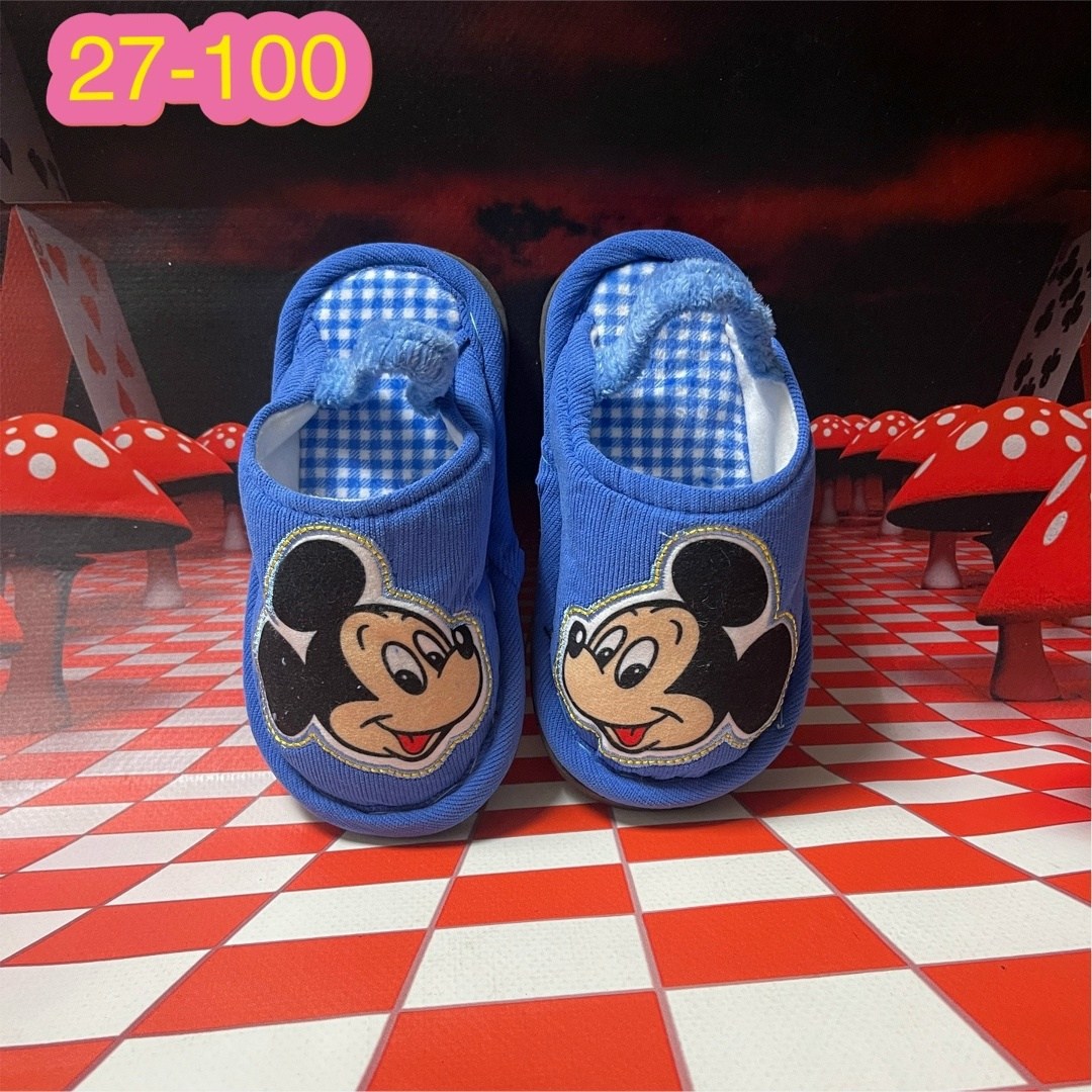 тапочки детские,тапочки для малышей микки маус,домашние тапочки для детей,тапочки для детей,тапочки микки маус детские