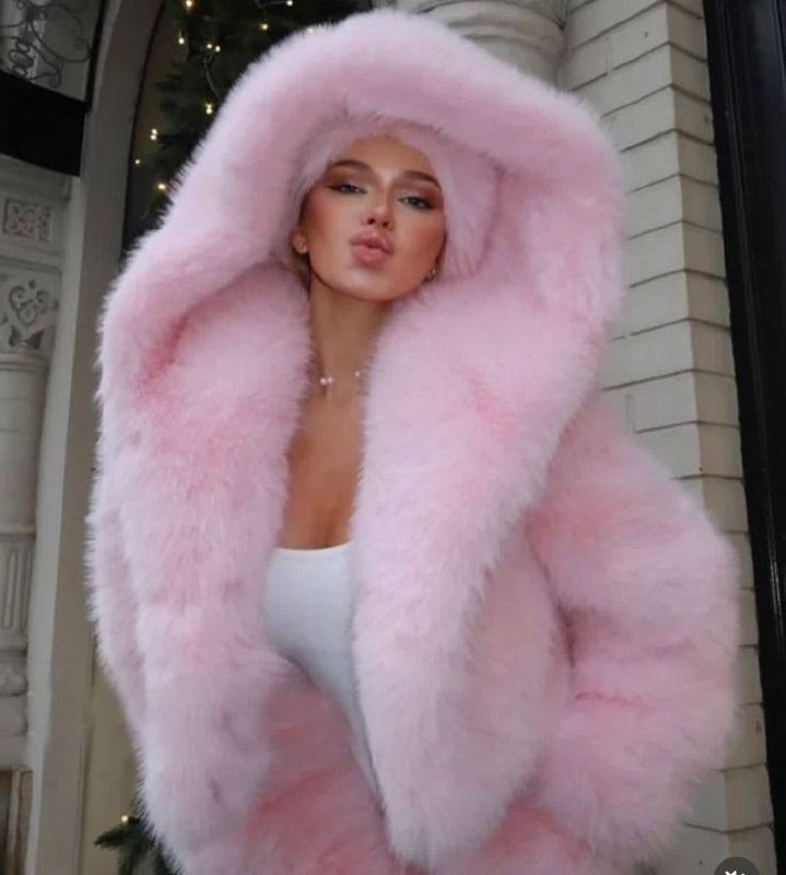 розовая шуба натуральная,модная розовая шуба из натурального лисьего меха с капюшоном для женщин,меховая куртка,розовый полушубок,розовый мех