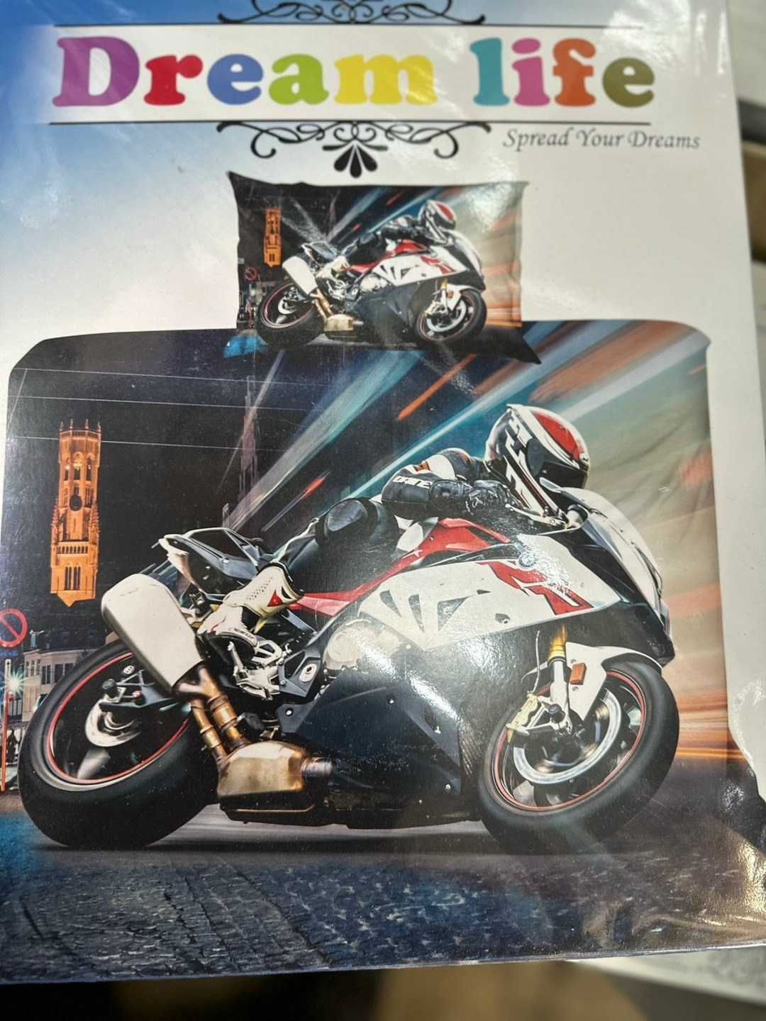 постельное белье с мотоциклами,комплект постельного белья детский,постельного белья,комплект постельного белья,комплект постельного белья dream life