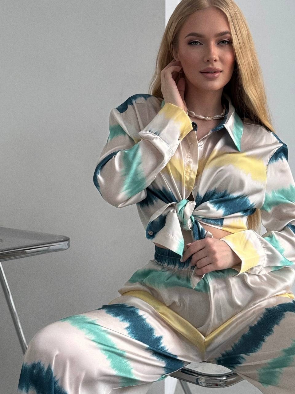 костюм в пижамном стиле,пижамные костюмы,женский костюм в пижамном стиле,костюм с принтом,пижама костюм