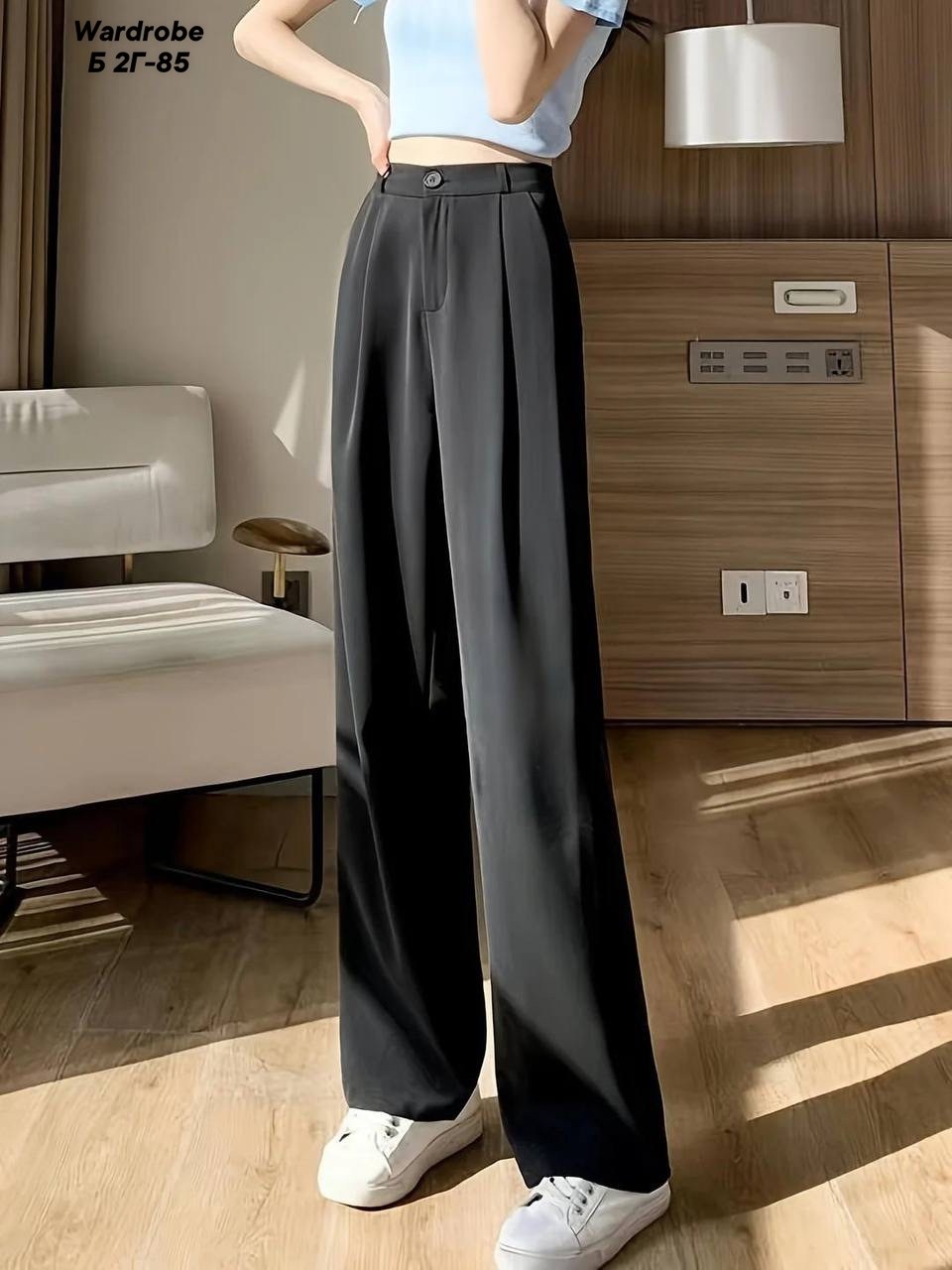 корейские широкие брюки,брюки широкие классические,брюки свободного кроя широкие черные,женские широкие брюки,брюки женские офисные с завышенной талией
