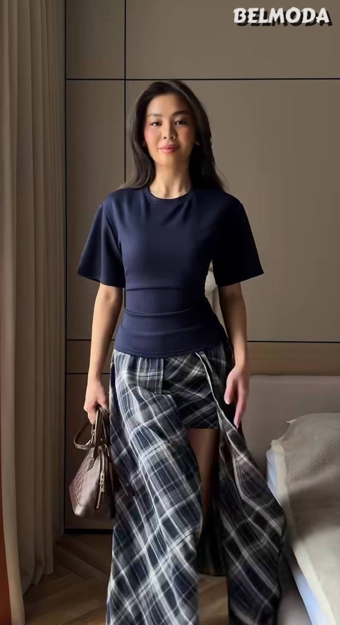 юбка повседневная,корейская мода,юбка,длинная юбка,одежда стили