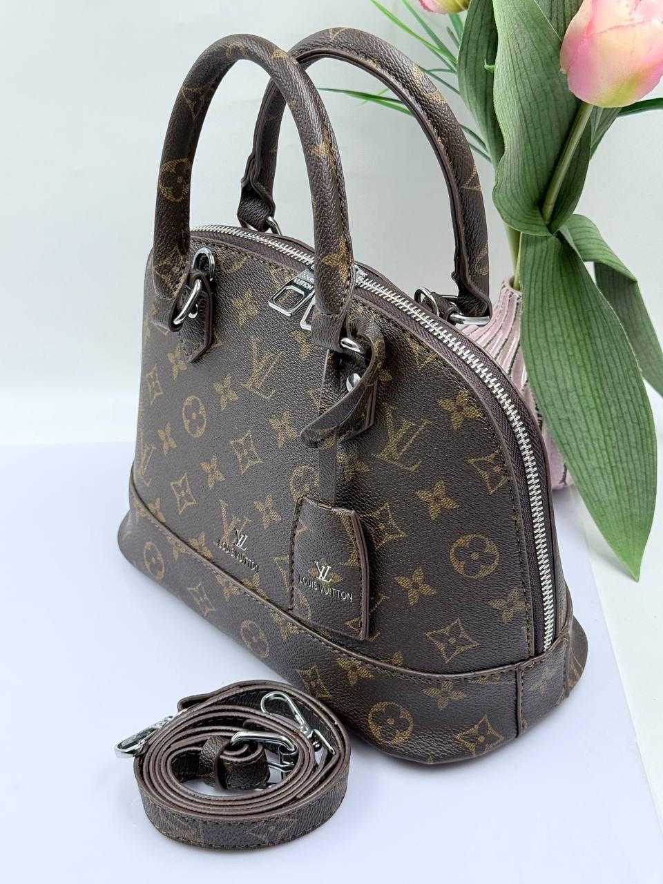 сумка луи виттон,брендовые сумки,модная сумка,женская сумка louis vuitton alma bb коричневая,louis vuitton alma bb