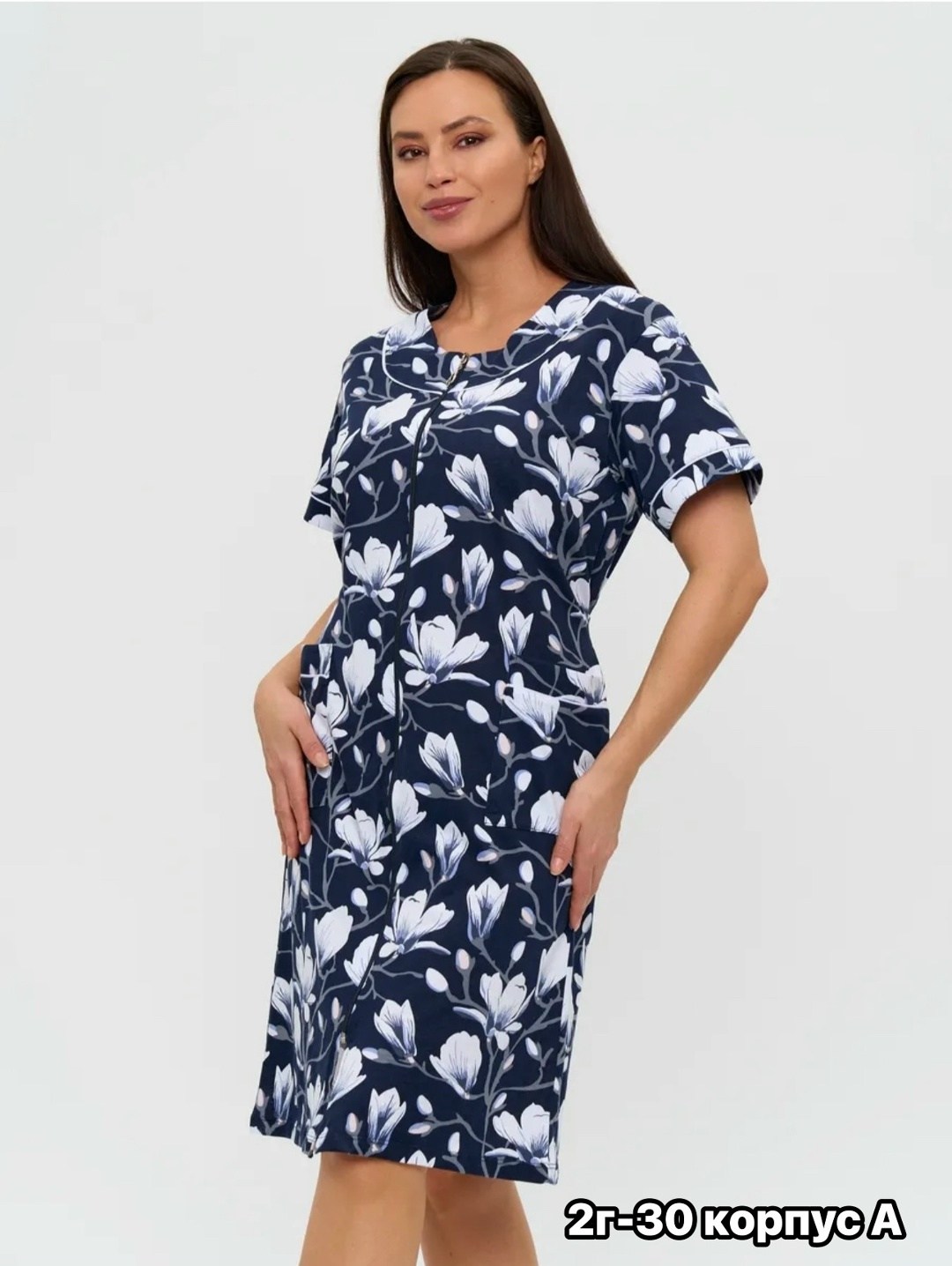 халат женский,халат женский домашний,халат женский "лидия" кулирка подснежники,халат 6903 натали,халат женский 39042