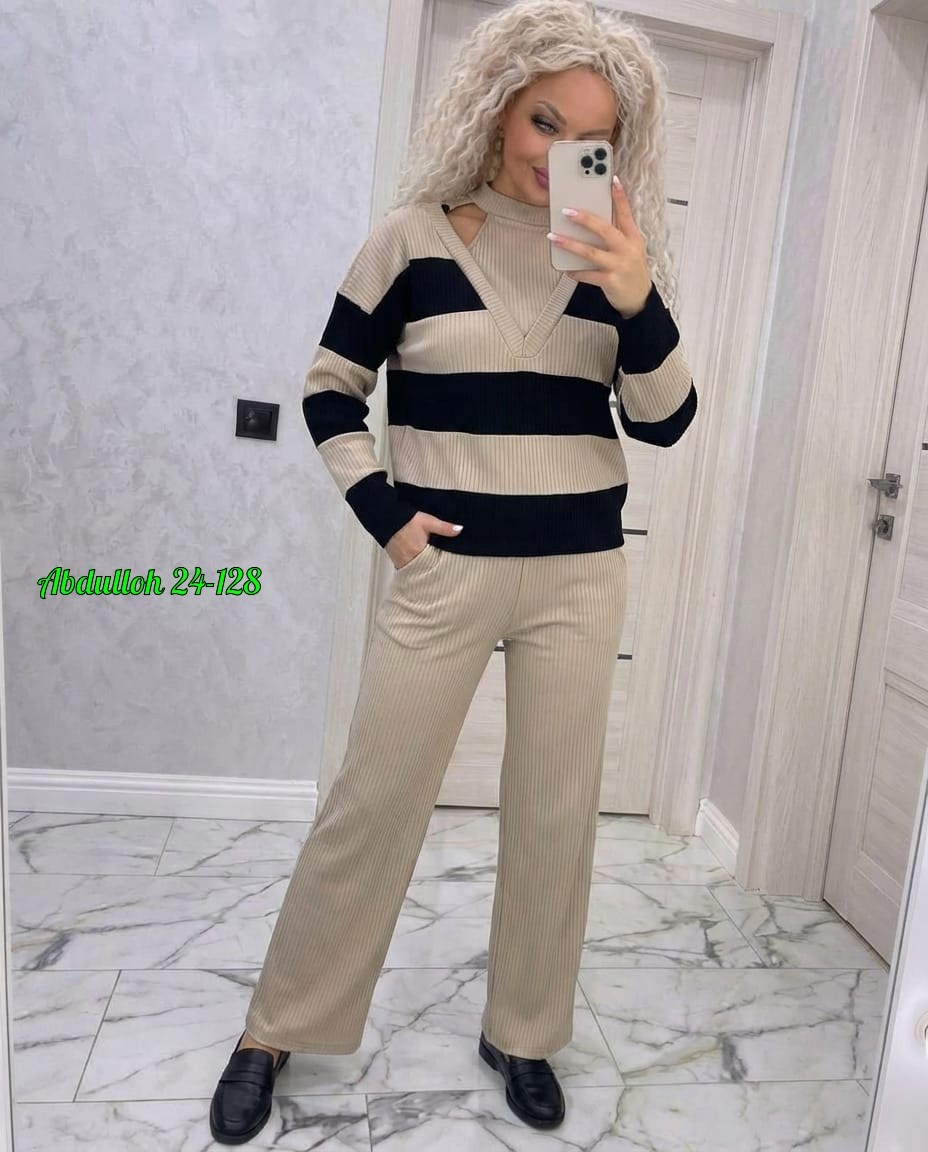 костюм кашемировый женский брючный,костюм женский,костюм женский кофта и штаны one size 42-48 арт. 1535266,костюм двойка кашемир,трикотажные костюмы женские