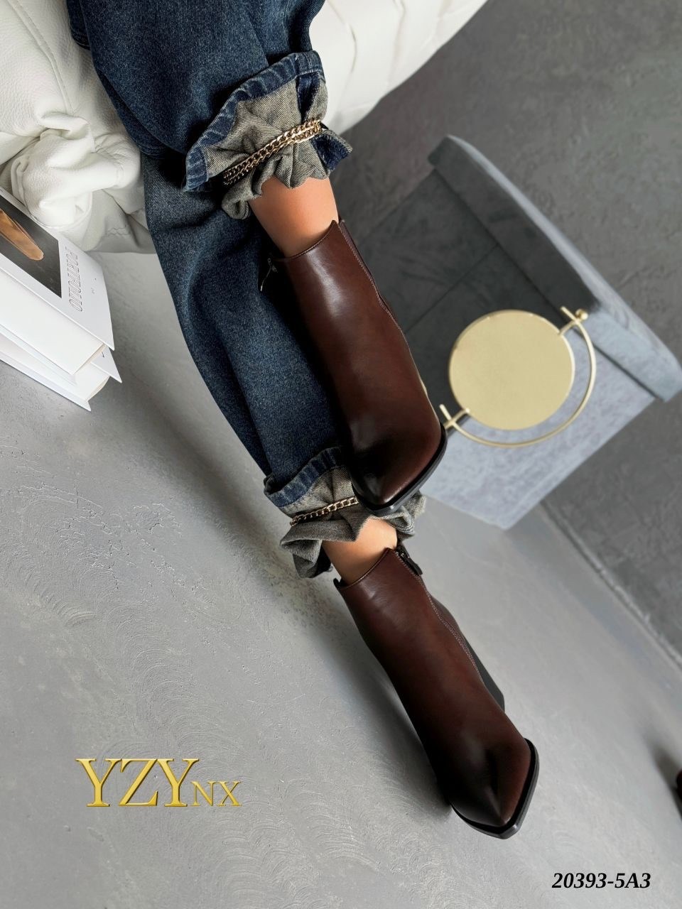 казаки замшевые демисезонные ботинки на каблуке italiano,женская ,казаки замшевые демисезонные ботинки на каблуке italyano цвет коричневый,ботильоны,короткие сапоги