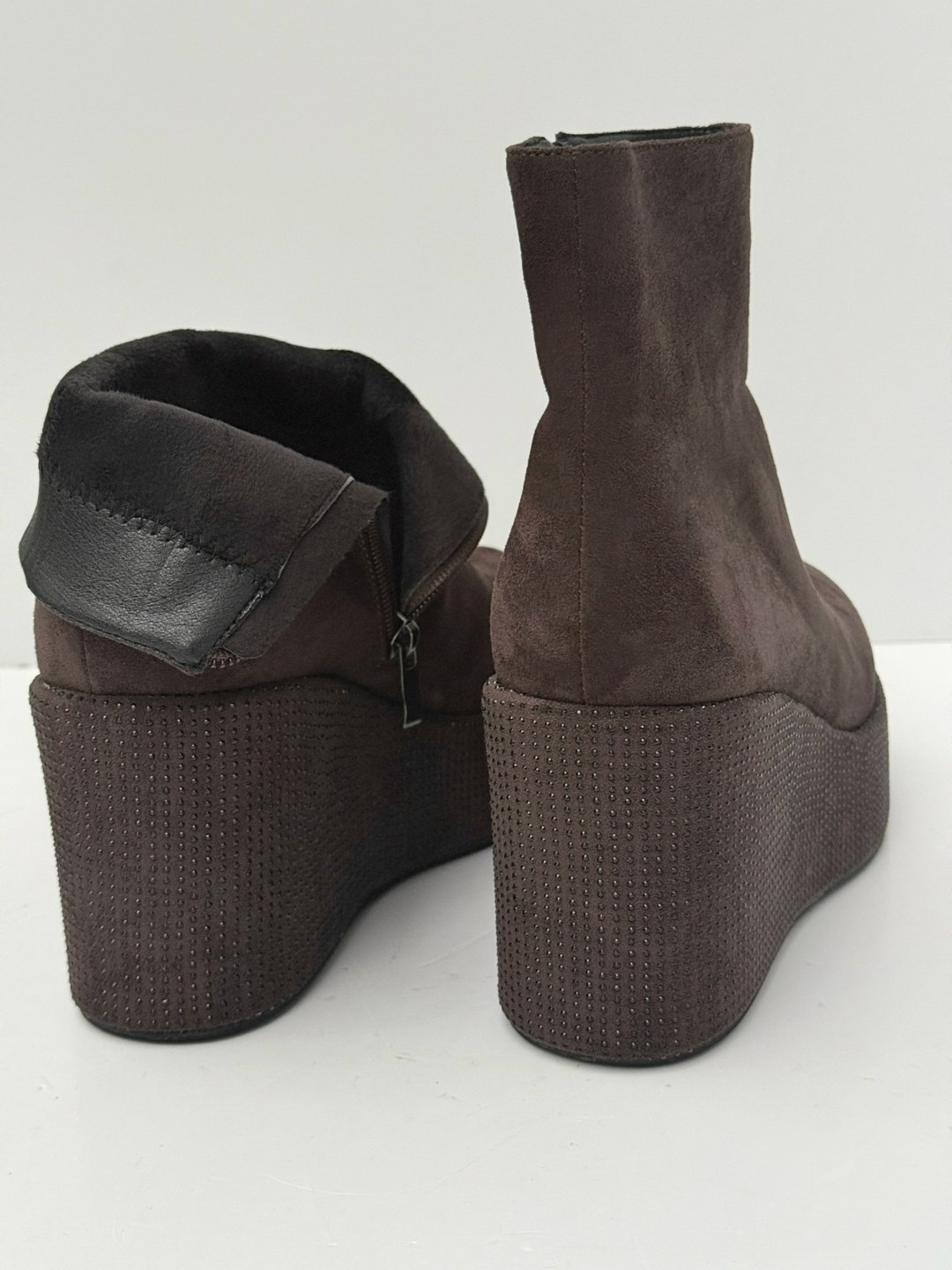 ,женские ботильоны,ботильоны замшевые,полусапоги замшевые,ботильоны на танкетке