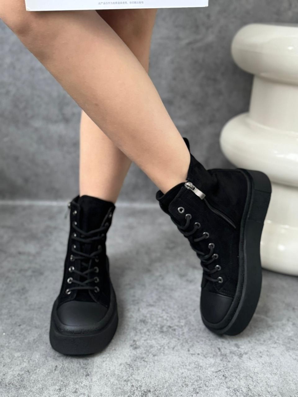 ,ботинки ed'art 215.warm'bl. черные замша,ботинки женские,зимняя женская ,модели ботинок