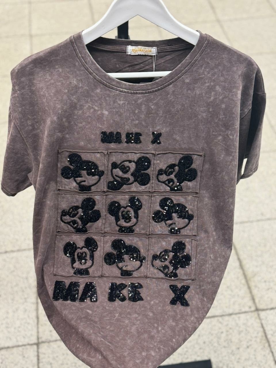 футболка с эффектом tie-dye (под варёнку) с камешками,футболка,футболки модные,женская футболка,футболка оверсайз с