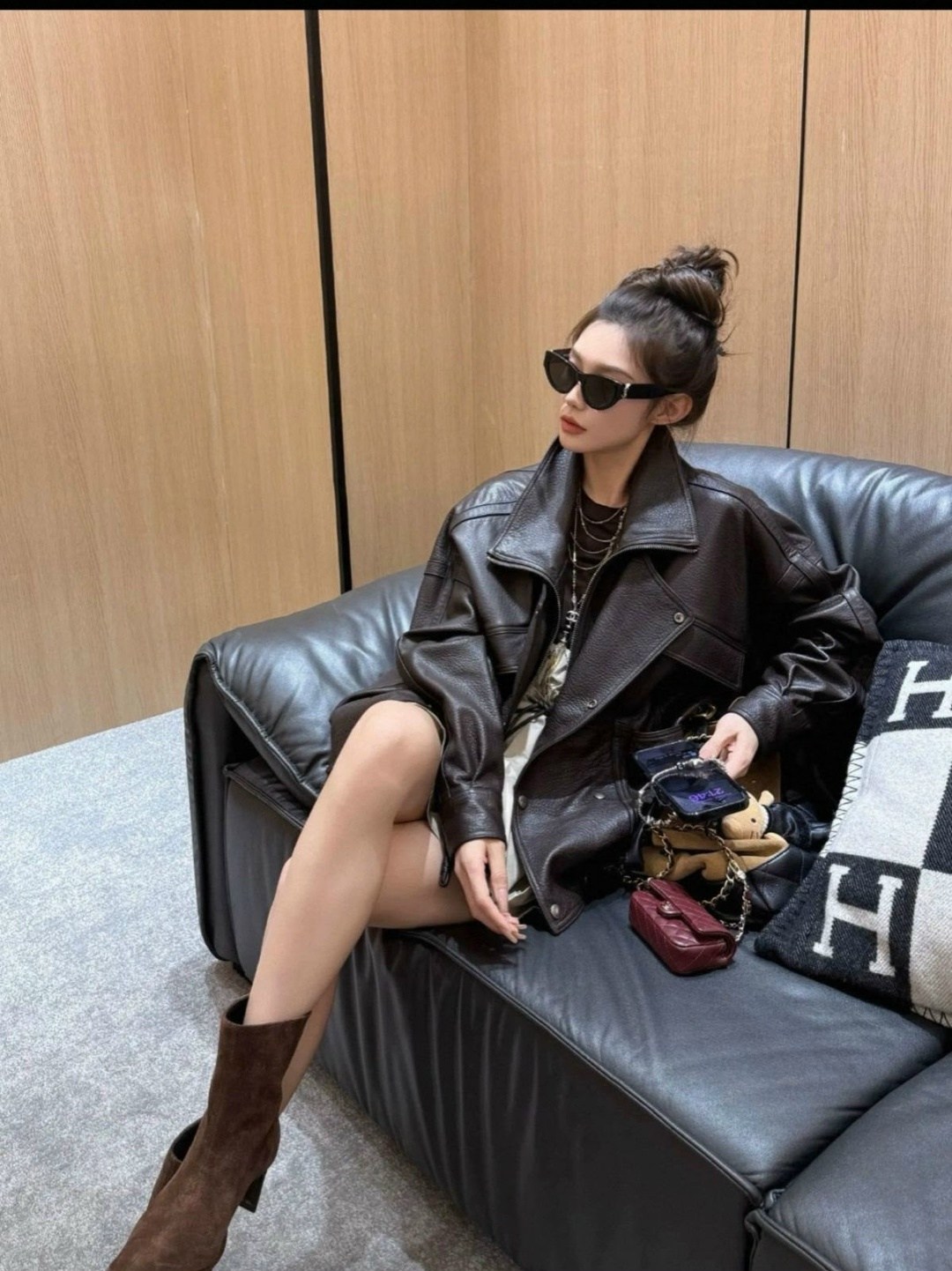 кожаная куртка saint laurent,кожаная куртка,женская кожаная куртка,косуха куртка,кожаная куртка оверсайз