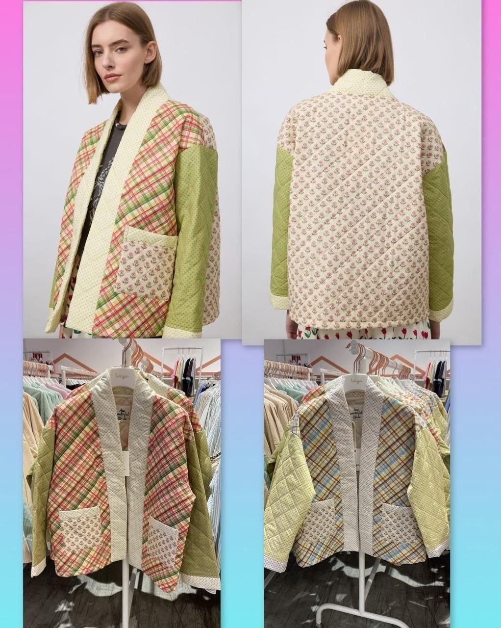 куртка в стиле пэчворк,стиль пэчворк,куртка пэчворк,стеганая куртка,женская хлопковая куртка в стиле пэчворк