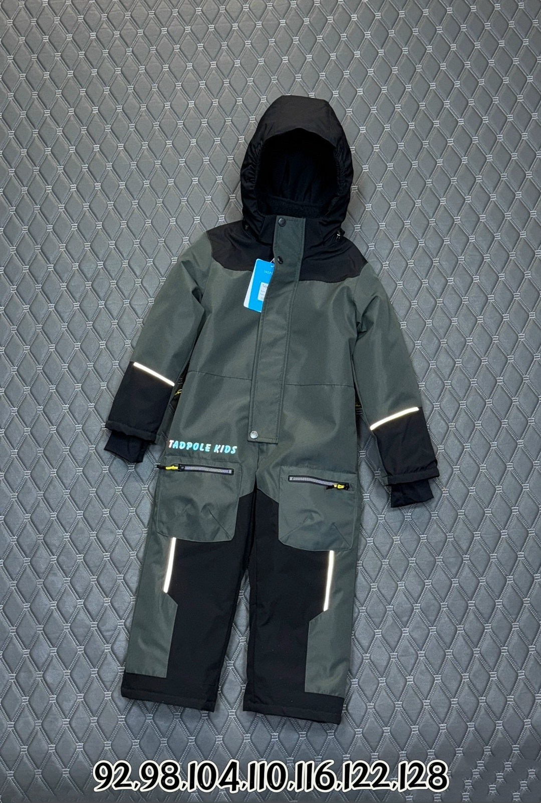 комбинезон детский nikastyle 8з6524 туман/асфальт,демисезонный комбинезон для мальчика 116-122,комбинезон для мальчика,комбинезон утепленный для мальчика,демисезонный комбинезон