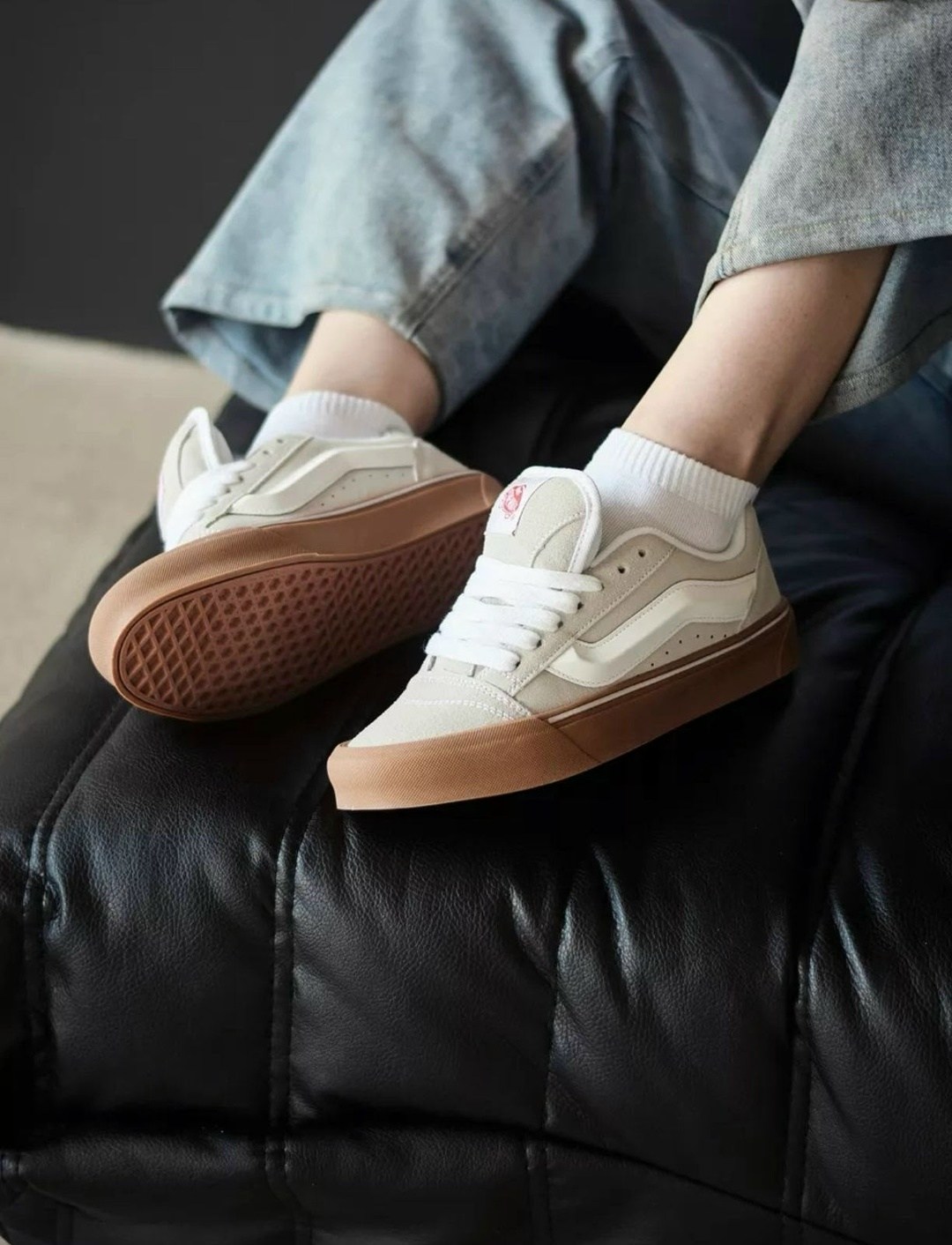vans кроссовки,,кроссовки vans knu skool beige white tan,бежевые кроссовки,кеды vans