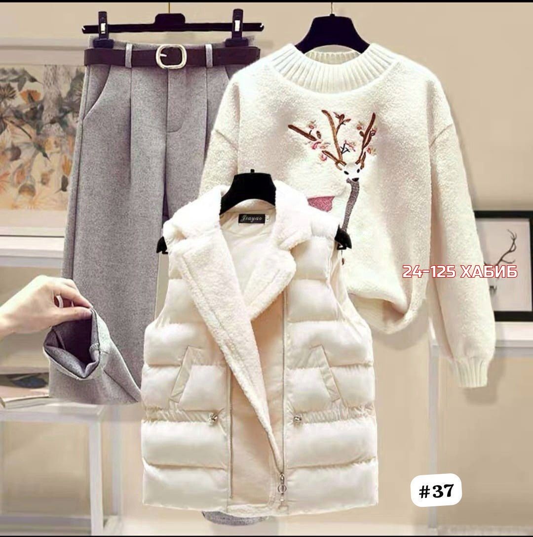 костюм женский,женской одежды,белый трикотажный костюм,костюм теплый