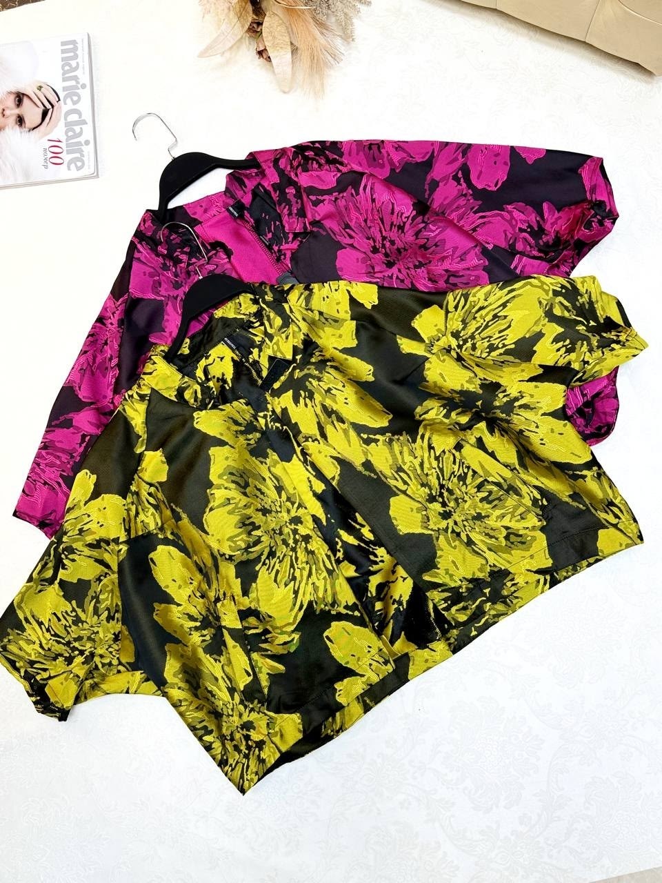 женская асимметричная блузка с цветочным принтом с рукавом 3/4,женская шифоновая блузка с длинными рукавами,блузка женская,женская шифоновая рубашка с длинным рукавом,шифоновая блузка