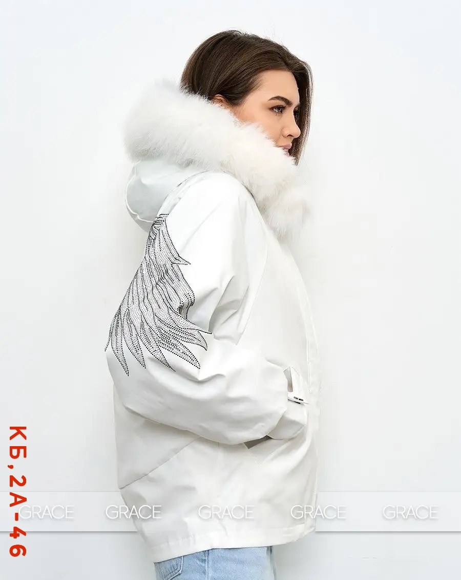 белая куртка с мехом,куртка женская зимняя с натуральным мехом rute,куртка зимняя с натуральным мехом,куртка с крыльями,женская куртка/парка "крылья" с натуральным мехом