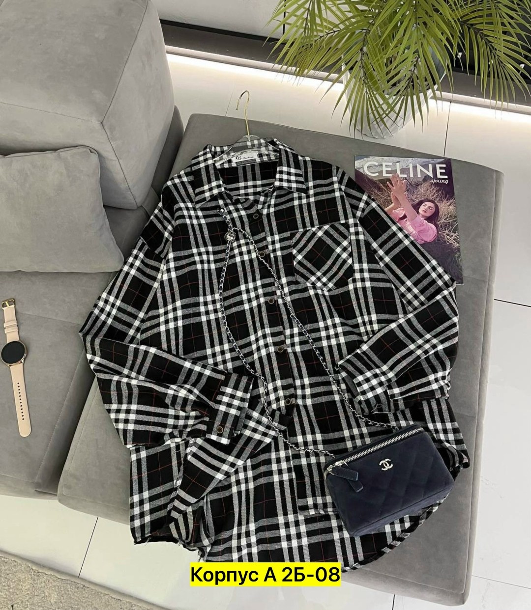 рубашка классическая в клетку оверсайз la fashion,рубашка теплая оверсайз в клетку betrendy wear,рубашка женская в клетку,рубашка женская,burberry рубашка женская