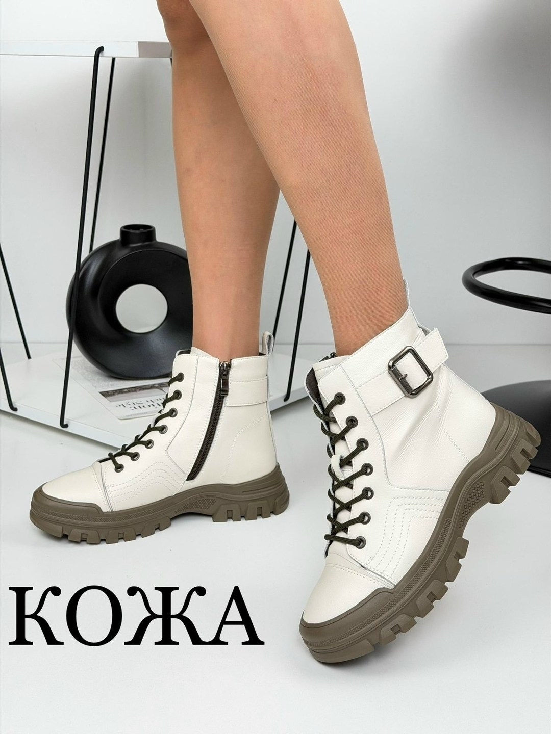 ботинки женские,,ботинки,ботинки женские белые,ботинки ат11-3 беж