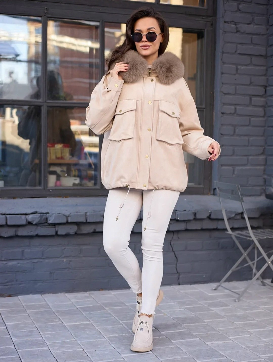 парка зимняя с натуральным мехом schikui_shop_furs,парка с мехом,женская зимняя куртка,парка с натуральным мехом,женские пуховики