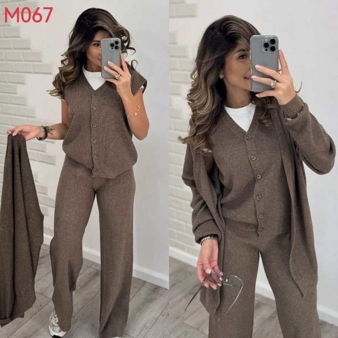 женский трикотажный костюм из двух предметов,трикотажные костюмы,костюм повседневный,костюм женский,костюм тройка женский