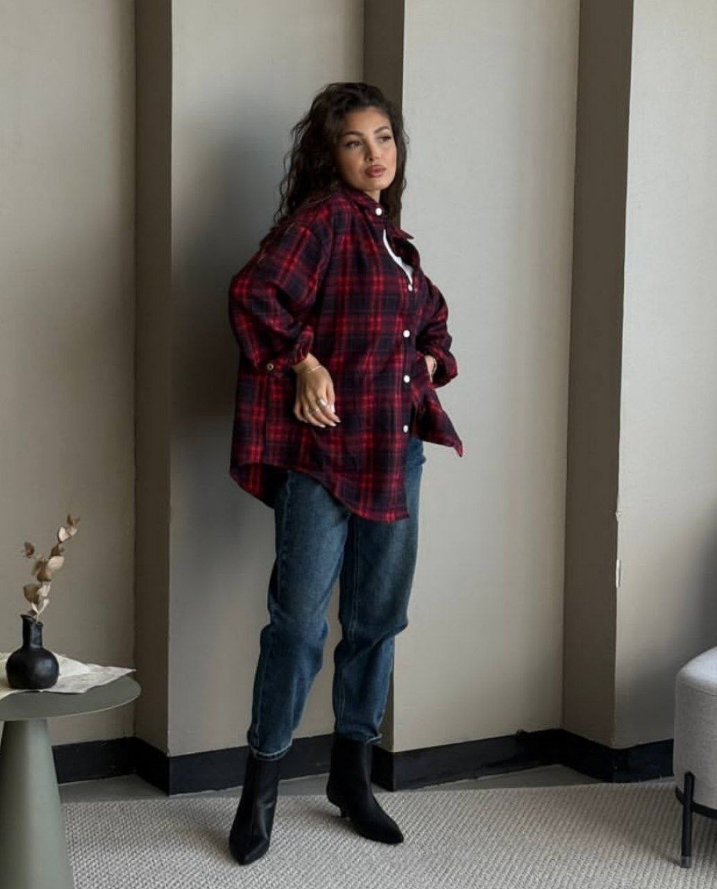 рубашка в клетку оверсайз y2k thirteen brand,рубашка в клетку,женская рубашка,рубашка женская в клетку оверсайз,рубашка в клетку женская