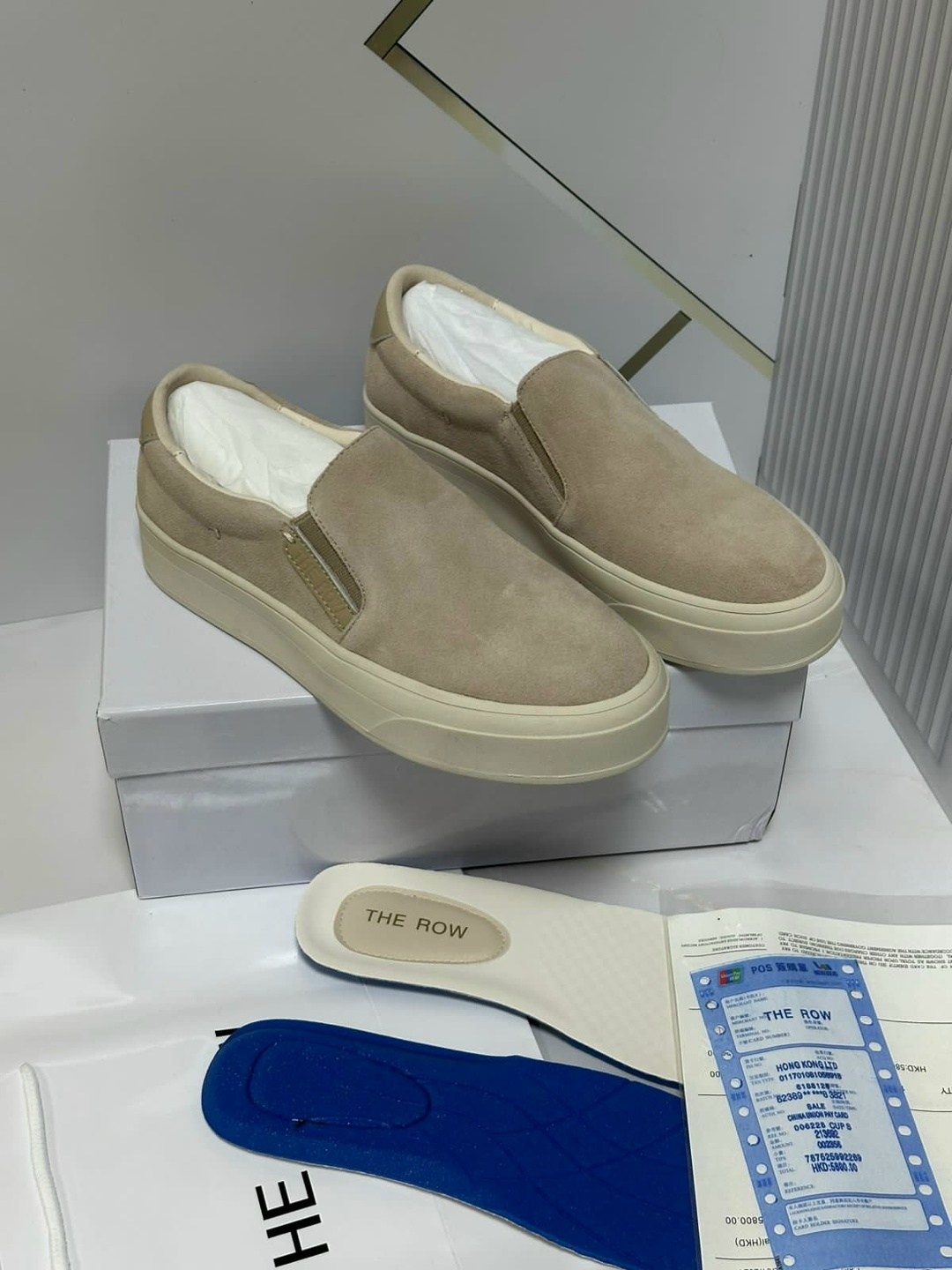 слипоны из натуральной замши the row,,слипоны из натуральной замши,женские слипоны,слипоны замшевые