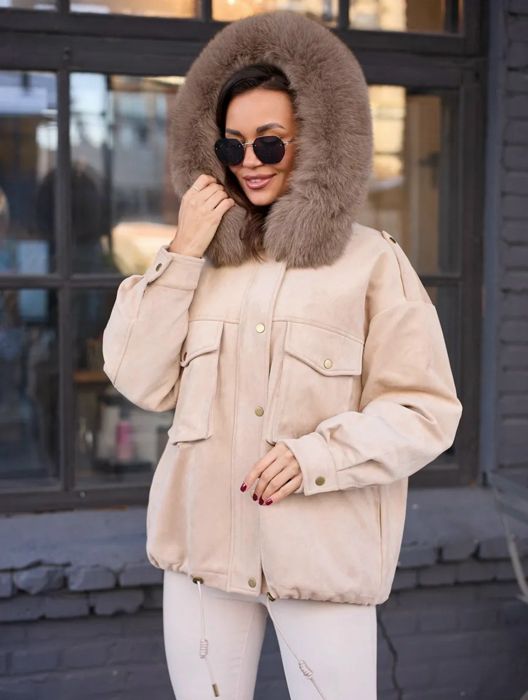 парка зимняя с натуральным мехом schikui_shop_furs,парка с мехом,женская зимняя куртка,парка с натуральным мехом,женские пуховики