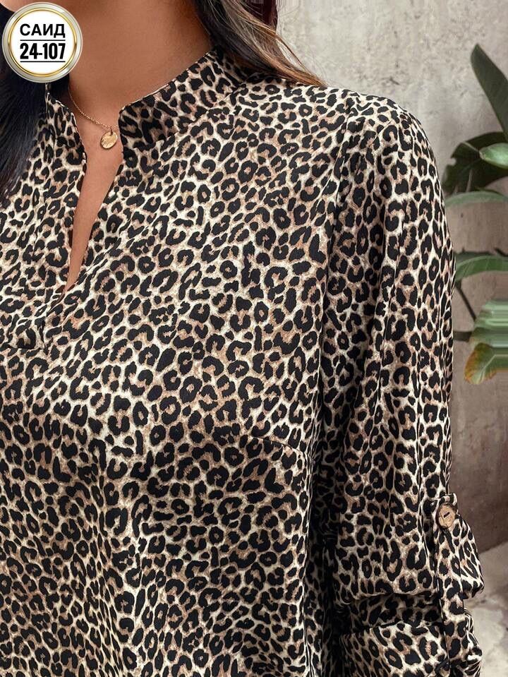 рубашка леопардовая,женская блузка,блузка леопардовая,рубашка леопардовая k118a258,женская блуза