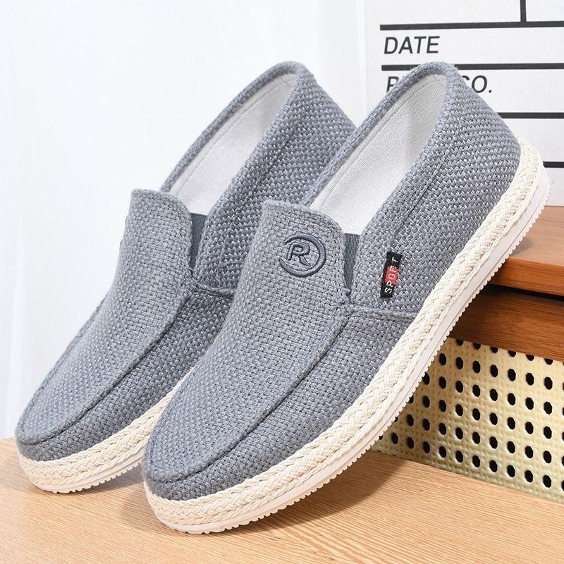 парусиновая ,повседневная ,мужская ,эспадрильи мужские,парусиновые туфли