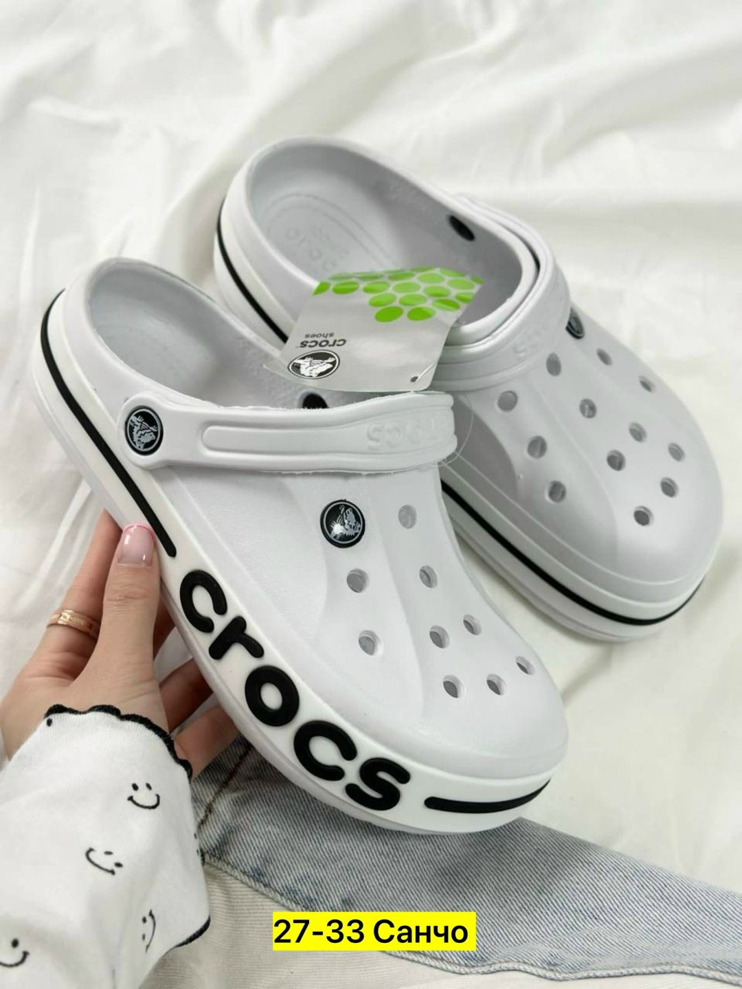 сабо crocs bayaband clog,женские кроксы,сабо crocs,белые кроксы,кроксы