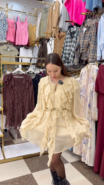 шифоновое платье с оборками,платье шифоновое,платья шифоновые женские,шифоновое платье с рюшами,платье с оборками