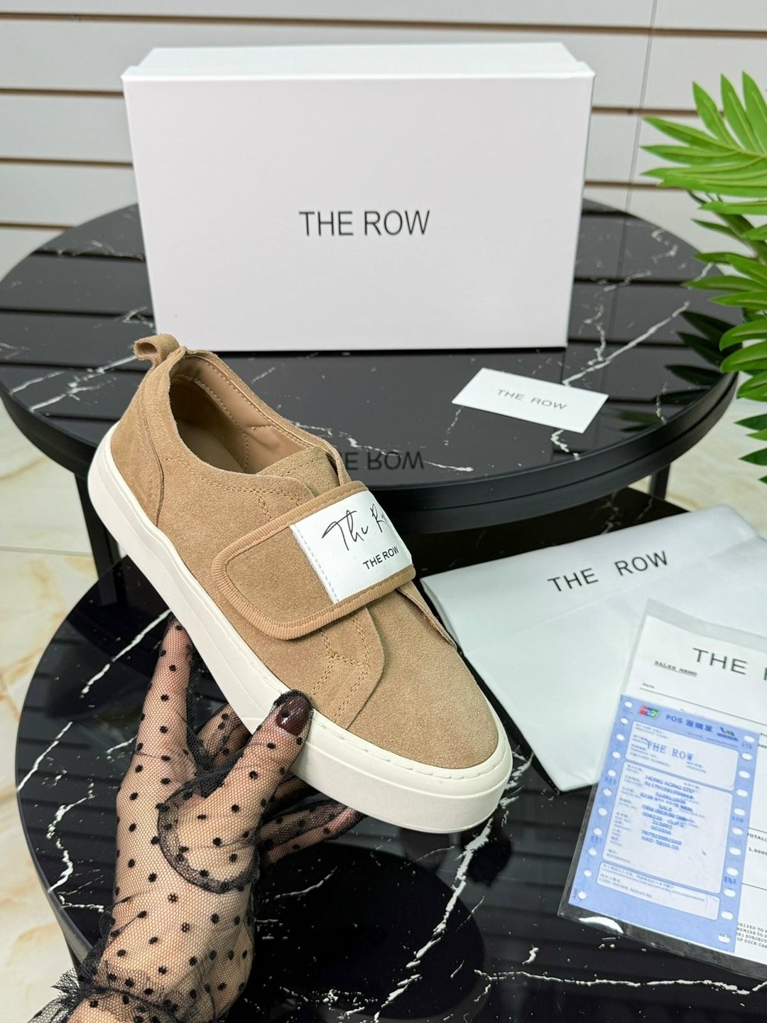 ,слипоны из натуральной замши the row, женская,слипоны женские,обуви