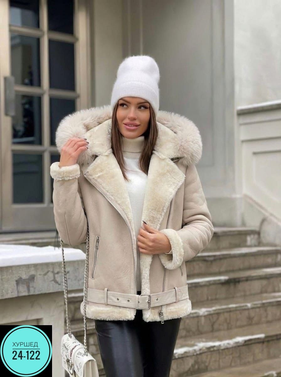 женские дубленки,дубленка,модные дубленки,дубленка авиатор женская бежевая,дубленка женская зимняя