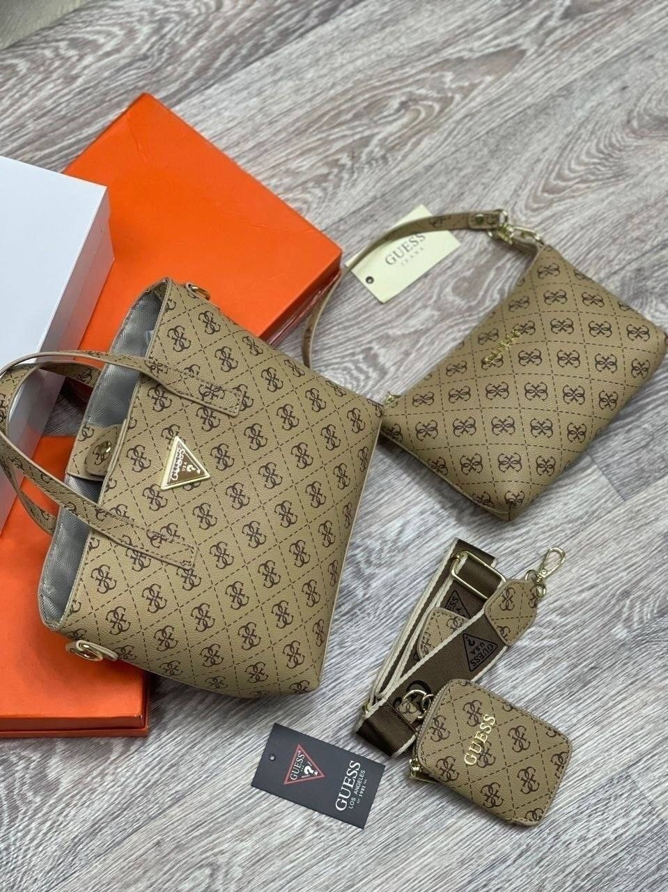 сумка женская guess,guess сумка,женская сумка,сумка,набор сумок