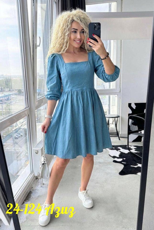 платье,летнее платье,женское платье,платье джинс,платье голубое